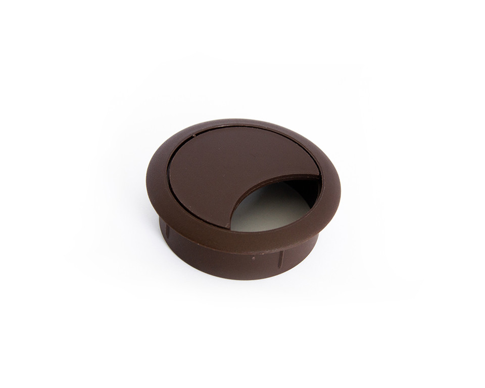 Passe-câble plastique 60mm brun
