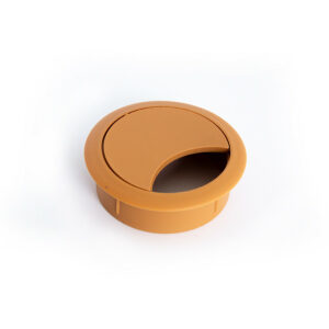 Passe-câble plastique 60mm  cerisier