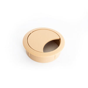 Passe-câble plastique 60mm  hetre clair