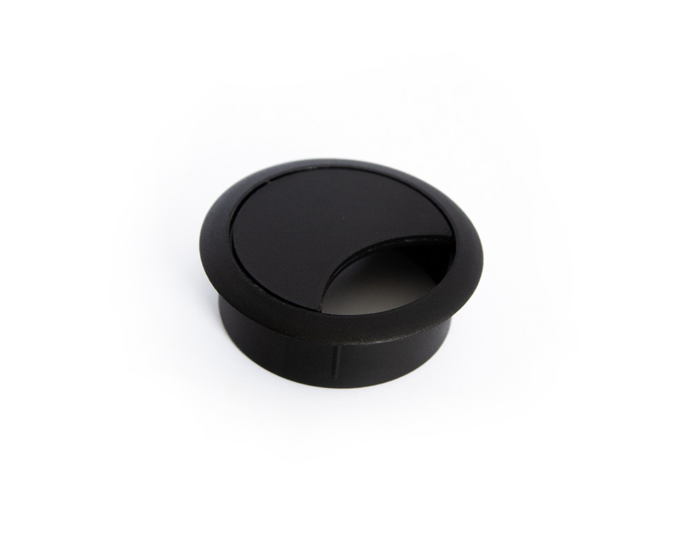 Passe-câble plastique 60mm noir