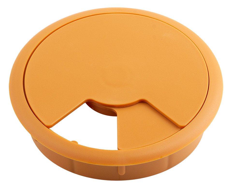 Passe-câble plastique 80mm cerise