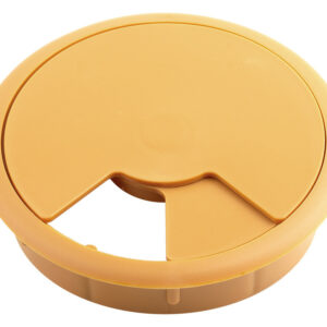 Passe-câble plastique 80mm  hetre clair