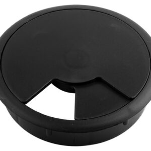 Passe-câble plastique 80mm noir