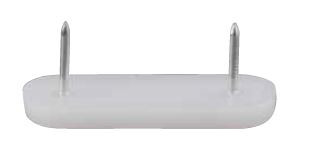 Patin glisseur pour pied de meuble double neutral