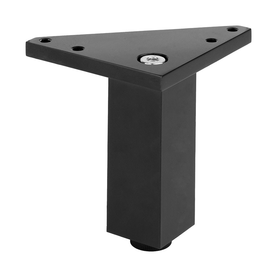 Pied de meuble FA002 100 mm réglable noir mat