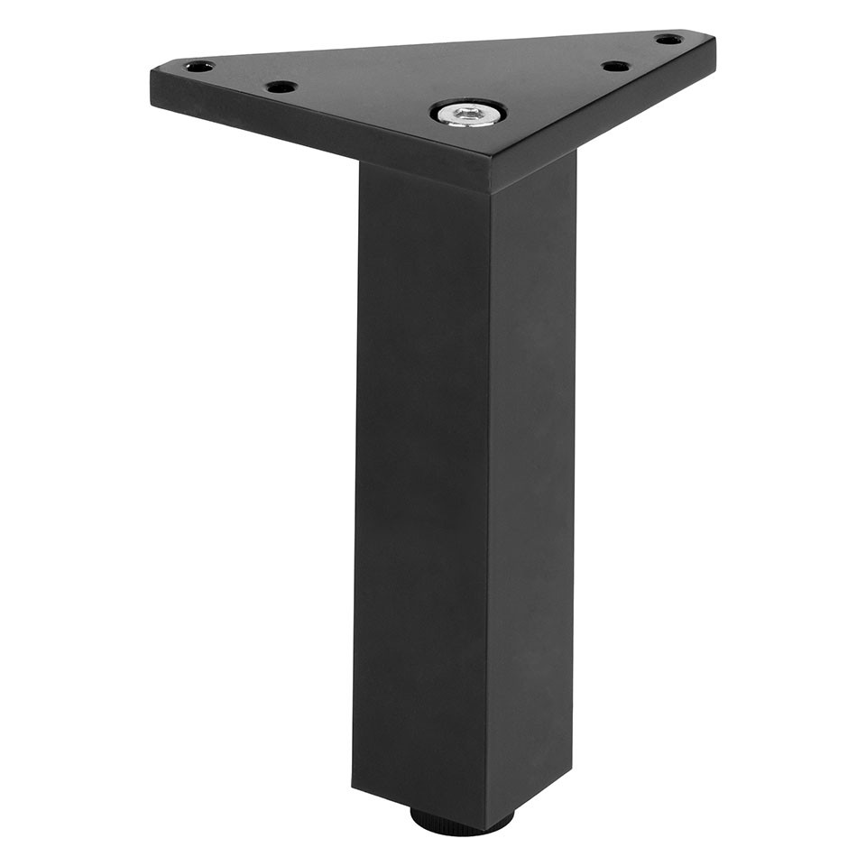 Pied de meuble FA002 150 mm réglable noir mat