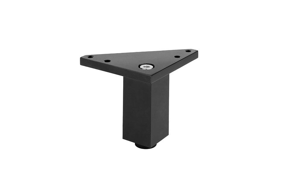 Pied de meuble FA002 75mm noir mat