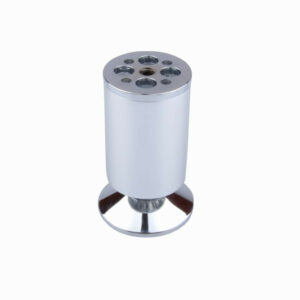 Pied de meuble FA003 100 mm réglable chrome mat/brillant