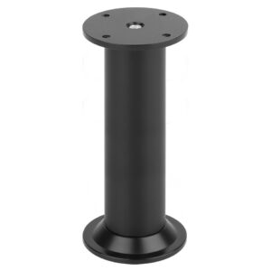Pied de meuble FA004 120 mm réglable noir mat