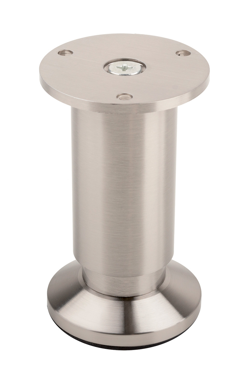 Pied de meuble FA005 100 mm réglable imitation inox