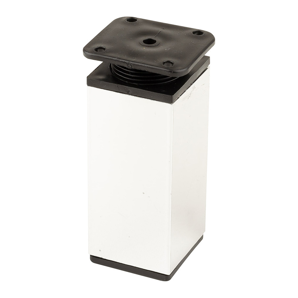 Pied de meuble FA009 100 mm réglable chrome brillant