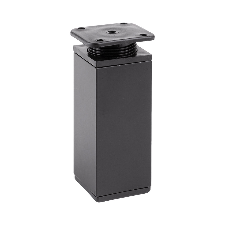 Pied de meuble FA009 100 mm réglable noir mat
