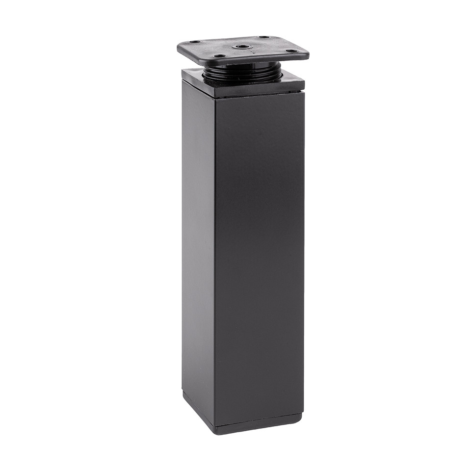 Pied de meuble FA009 150 mm réglable noir mat