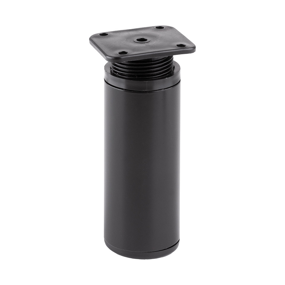 Pied de meuble FA010 100 mm réglable noir mat
