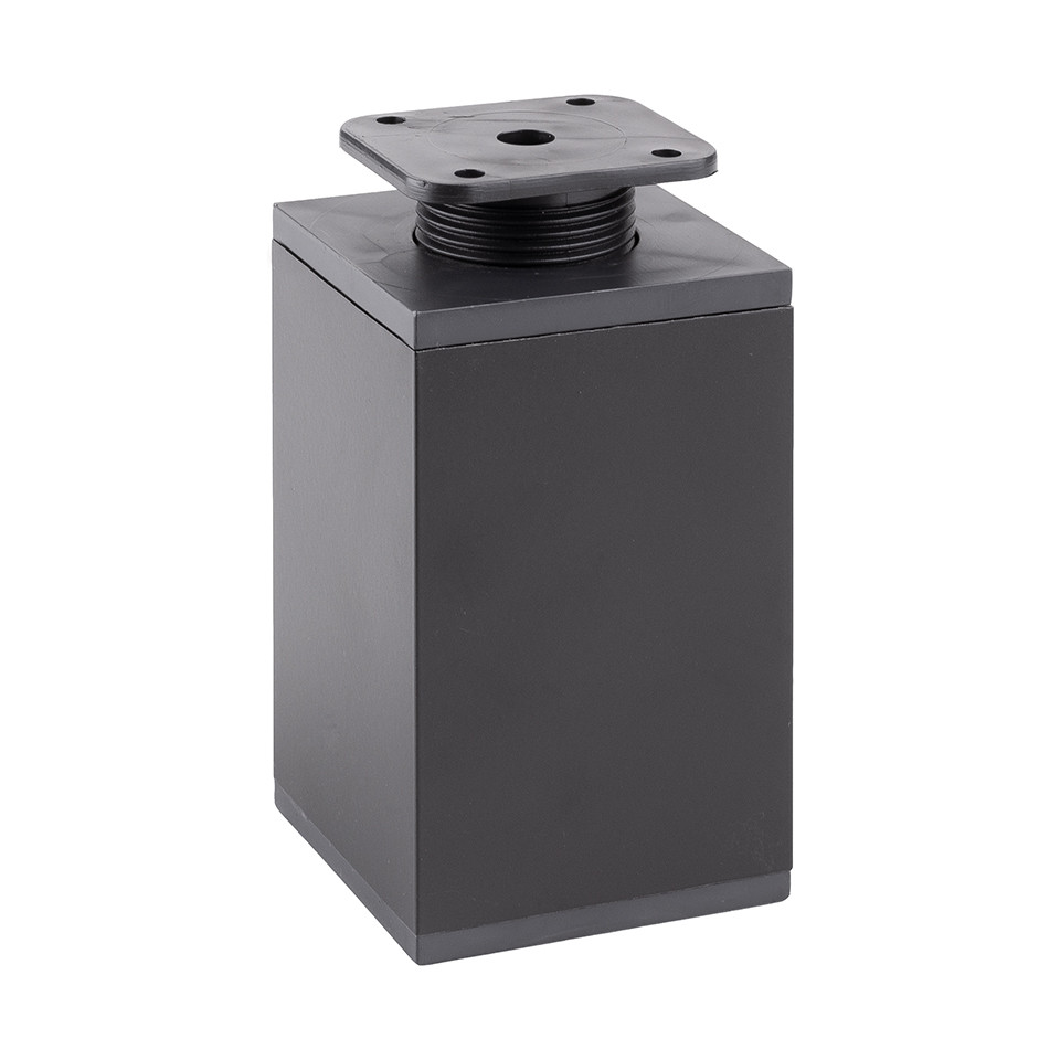 Pied de meuble FA012 100 mm réglable noir mat