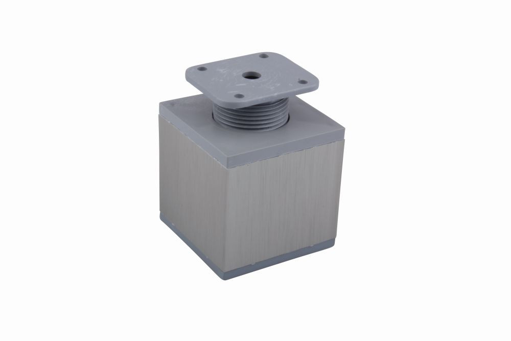 Pied de meuble FA012 150 mm réglable imitation inox
