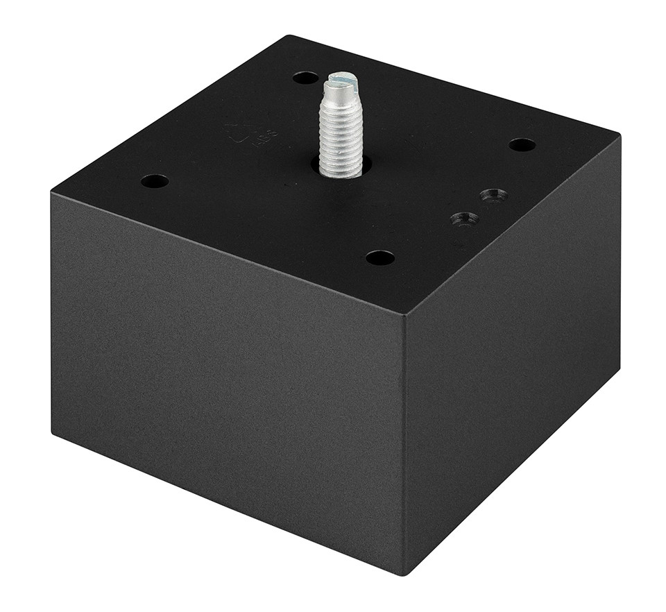 Pied de meuble FP002 50mm noir mat