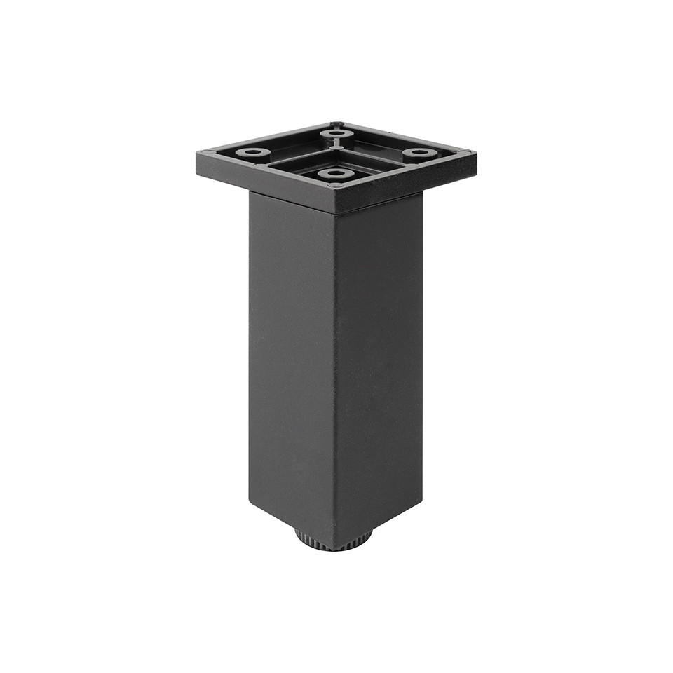 Pied de meuble FP003 80 mm réglable noir mat