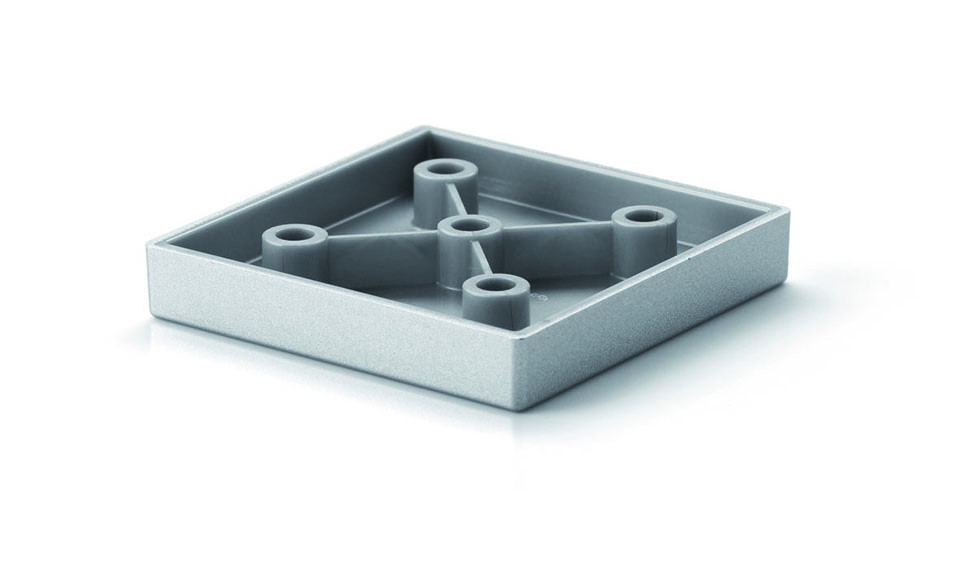 Pied de meuble FP006 10mm gris