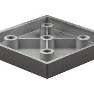 Pied de meuble FP006 10mm noir mat