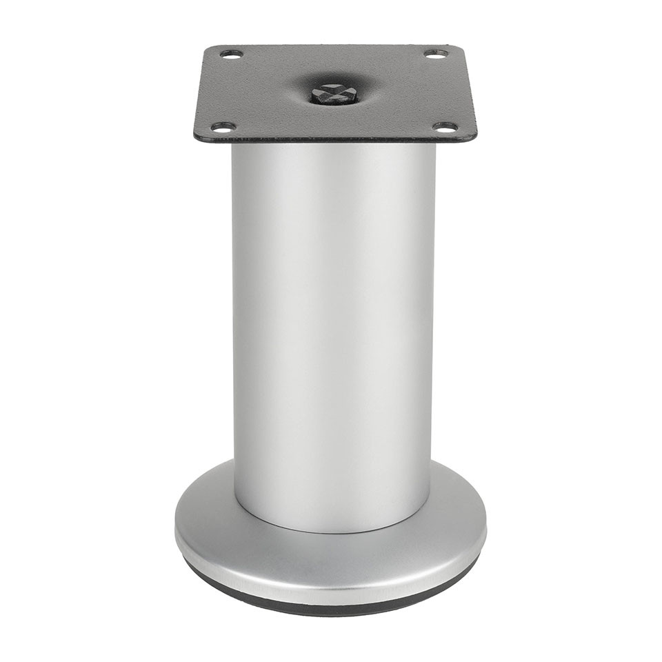 Pied de meuble FS001 100 mm réglable chrome mat