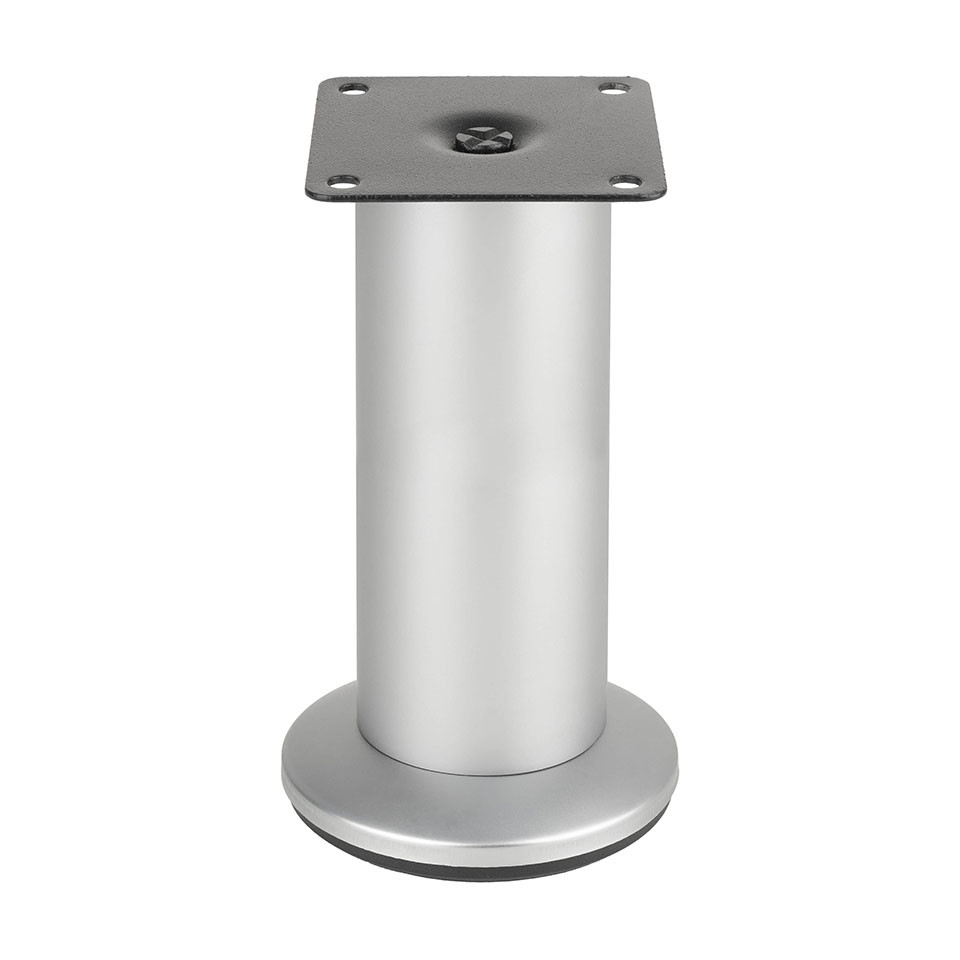 Pied de meuble FS001 120 mm réglable chrome mat