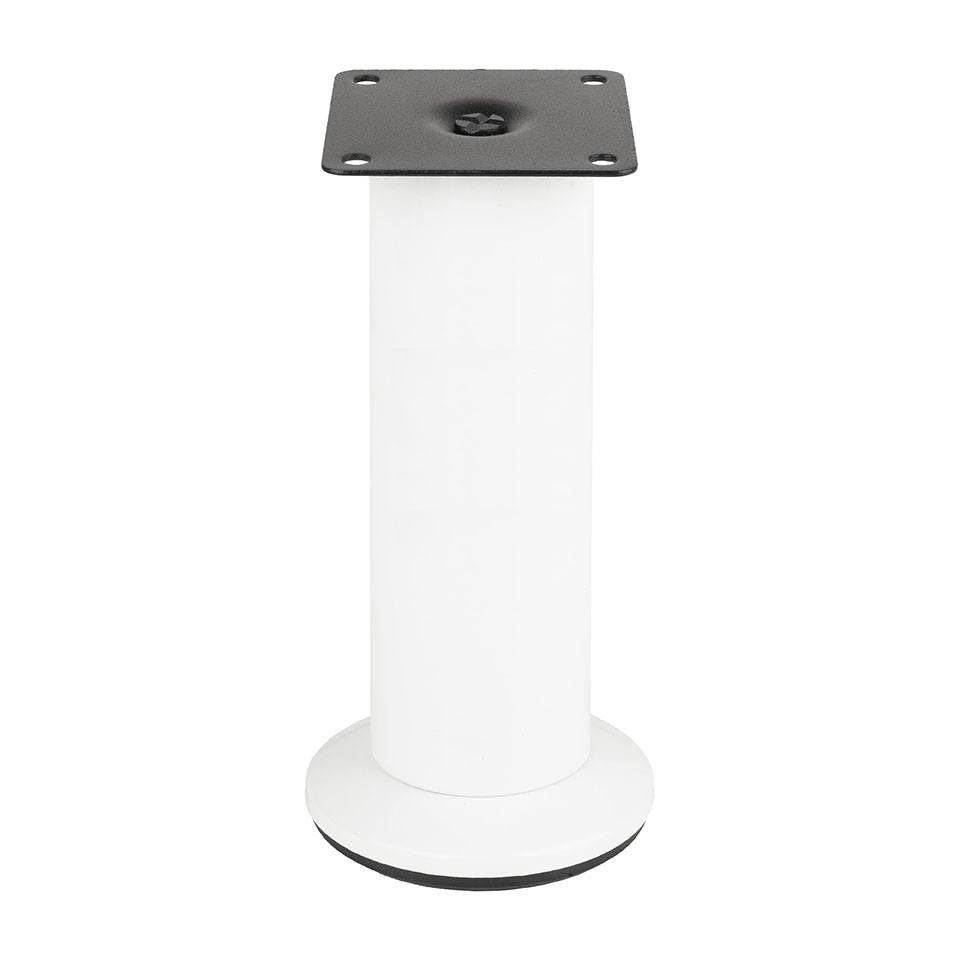 Pied de meuble FS001 150 mm réglable blanc brillant