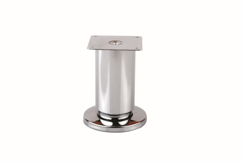 Pied de meuble FS001 150 mm réglable imitation inox