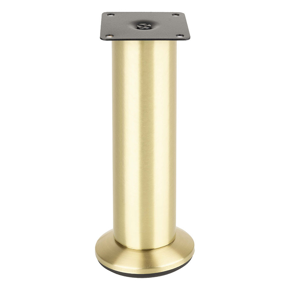 Pied de meuble FS001 200 mm réglable doré brossé