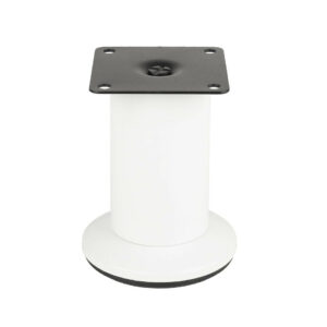 Pied de meuble FS001 80 mm réglable blanc brillant