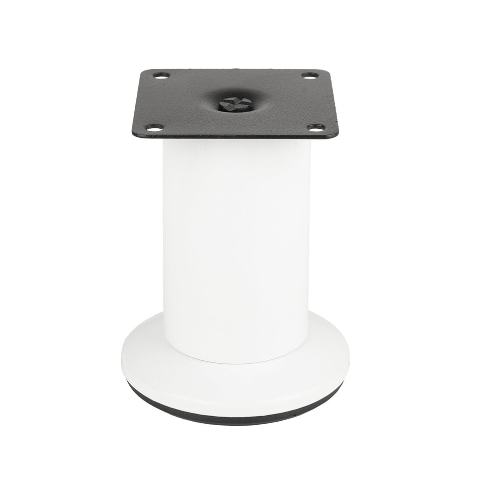 Pied de meuble FS001 80 mm réglable blanc brillant
