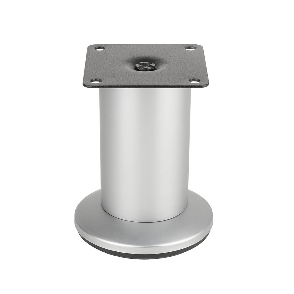 Pied de meuble FS001 80 mm réglable chrome mat