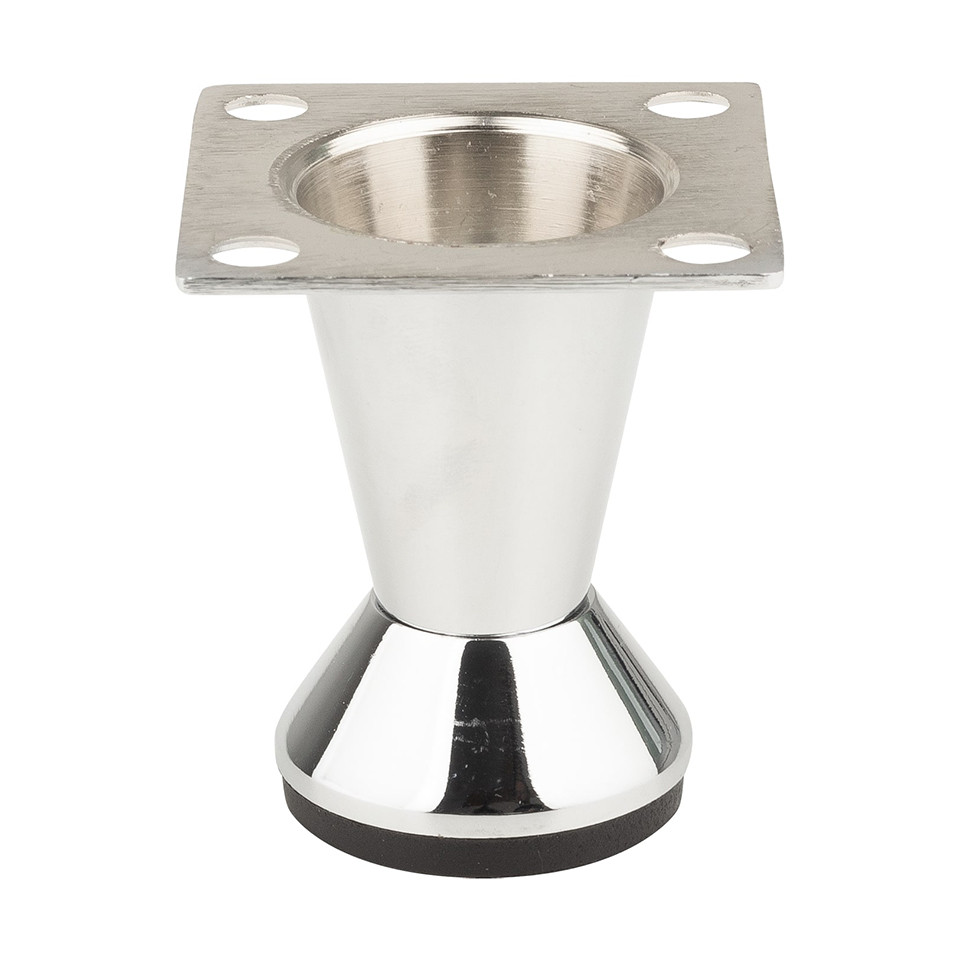Pied de meuble FS002 80 mm réglable chrome brillant