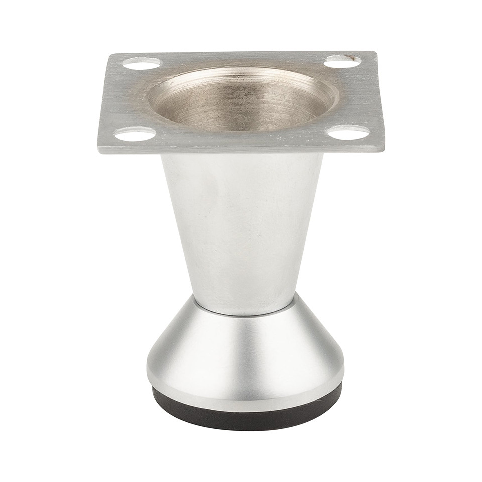 Pied de meuble FS002 80 mm réglable chrome mat