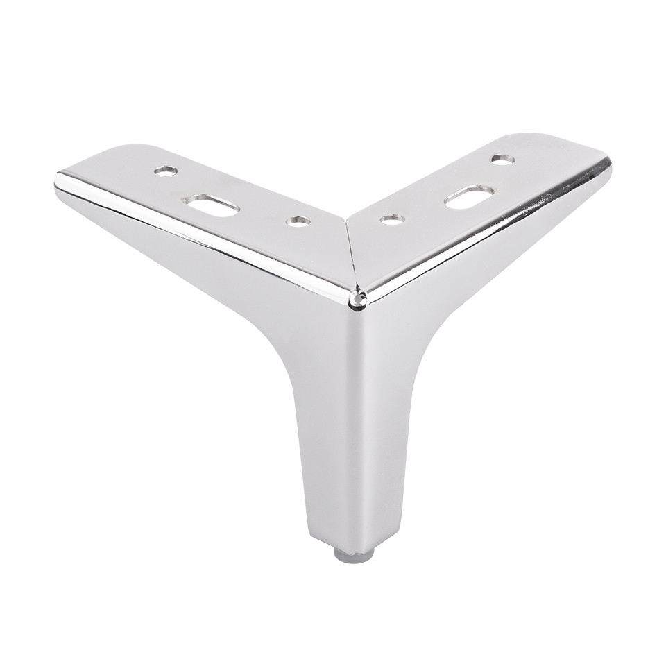 Pied de meuble FS003 130mm chrome brillant