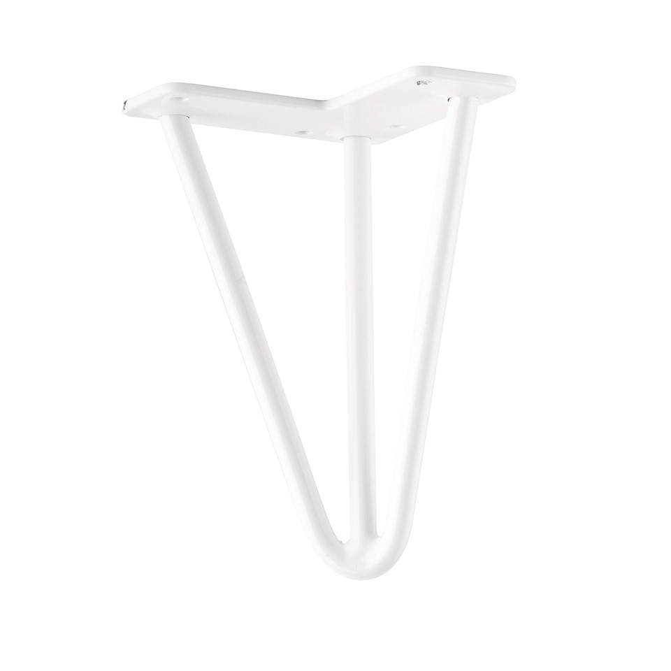 Pied de meuble FS004 175mm blanc brillant