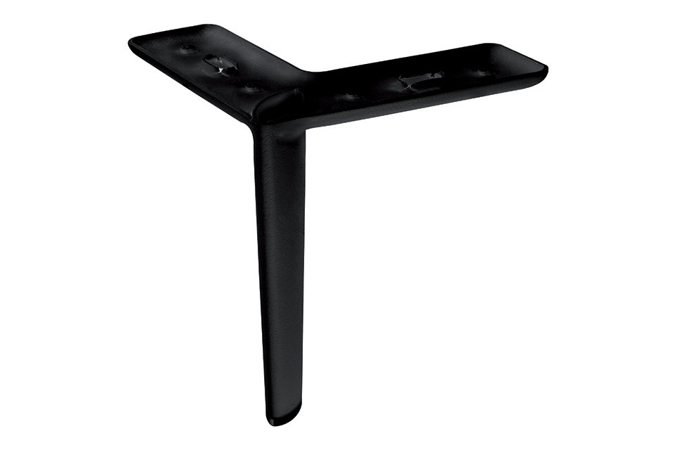 Pied de meuble FS006 150mm noir mat