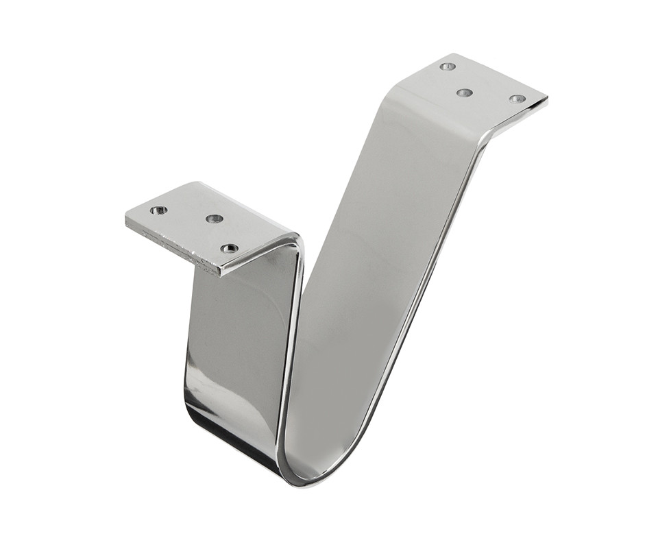Pied de meuble FS008 120mm chrome brillant