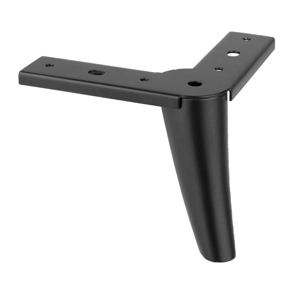 Pied de meuble FS009 115mm noir mat