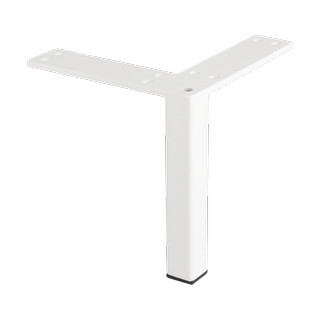Pied de meuble FS013 126mm blanc mat