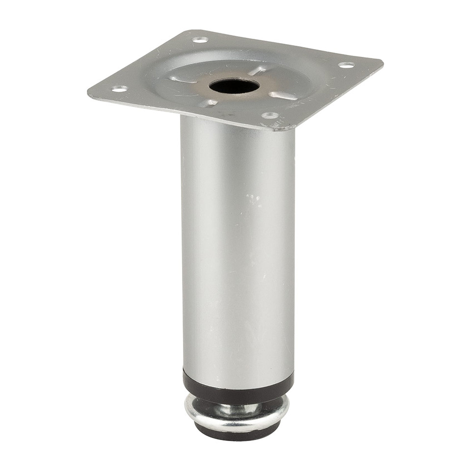 Pied de meuble FS014 100 mm réglable chrome mat