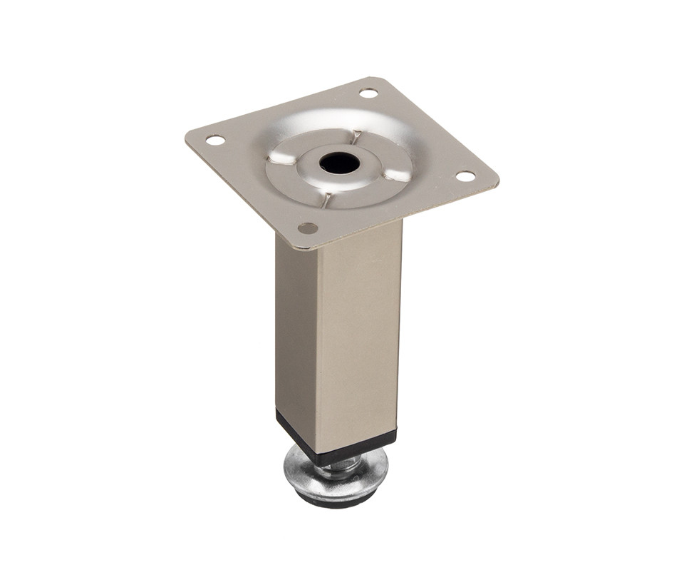 Pied de meuble FS015 100 mm réglable chrome mat