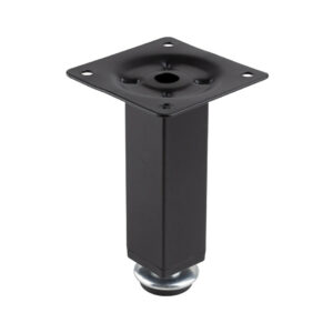 Pied de meuble FS015 100 mm réglable noir mat