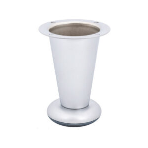 Pied de meuble FS016 100 mm réglable chrome mat