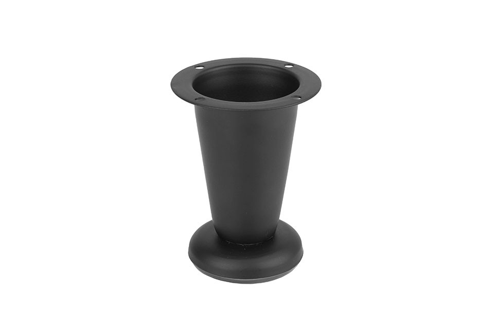 Pied de meuble FS016 100 mm réglable noir mat