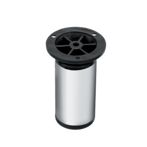 Pied de meuble FS017 100 mm réglable chrome mat