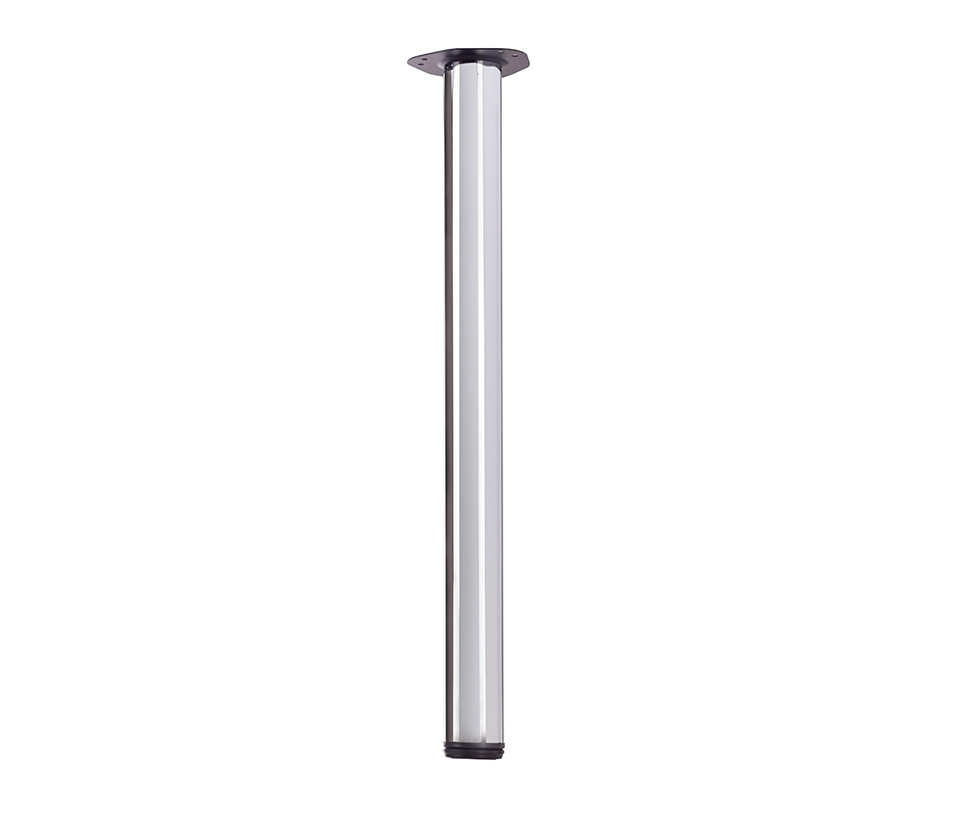 Pied de table S1 710/60 mm chrome