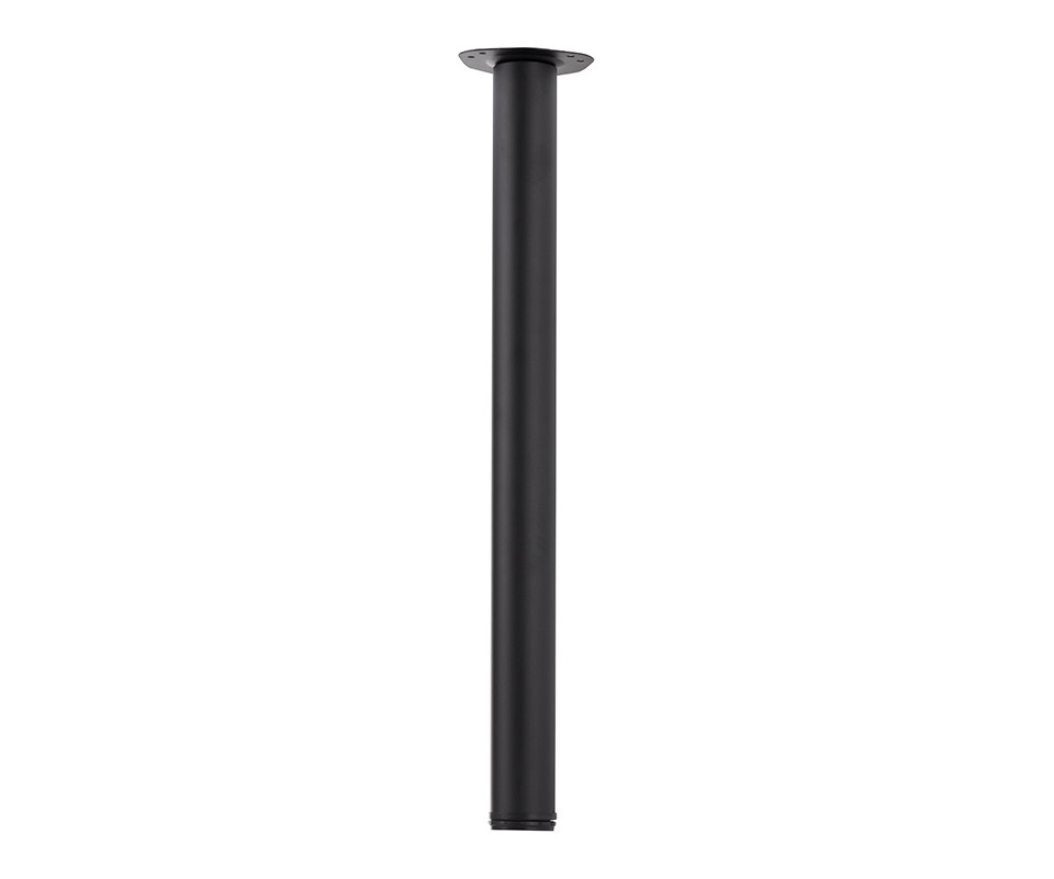 Pied de table S1 820/60mm noir mat