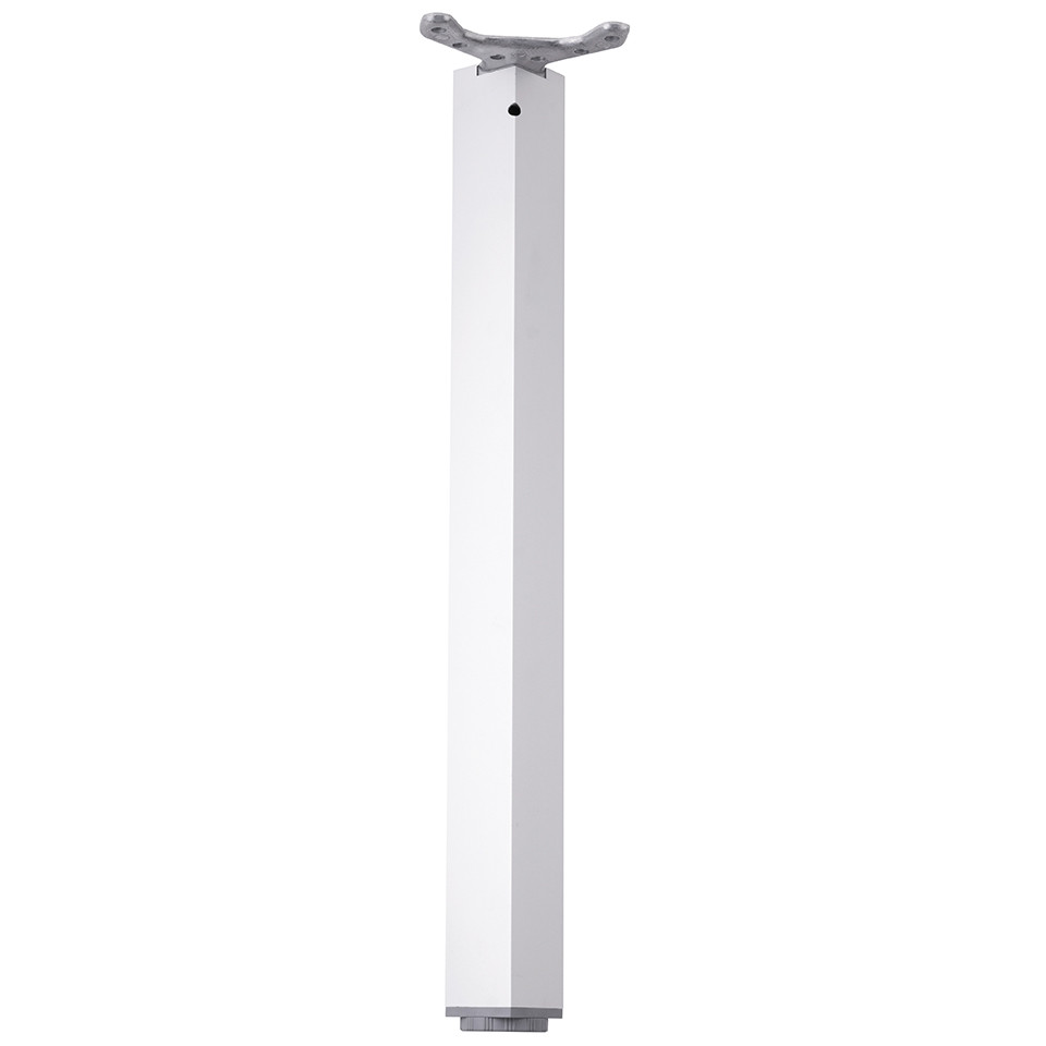 Pied de table TA001 1100/60x60mm alu anodisé - réglable