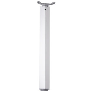 Pied de table TA001 820/60x60mm alu eloxé - réglable